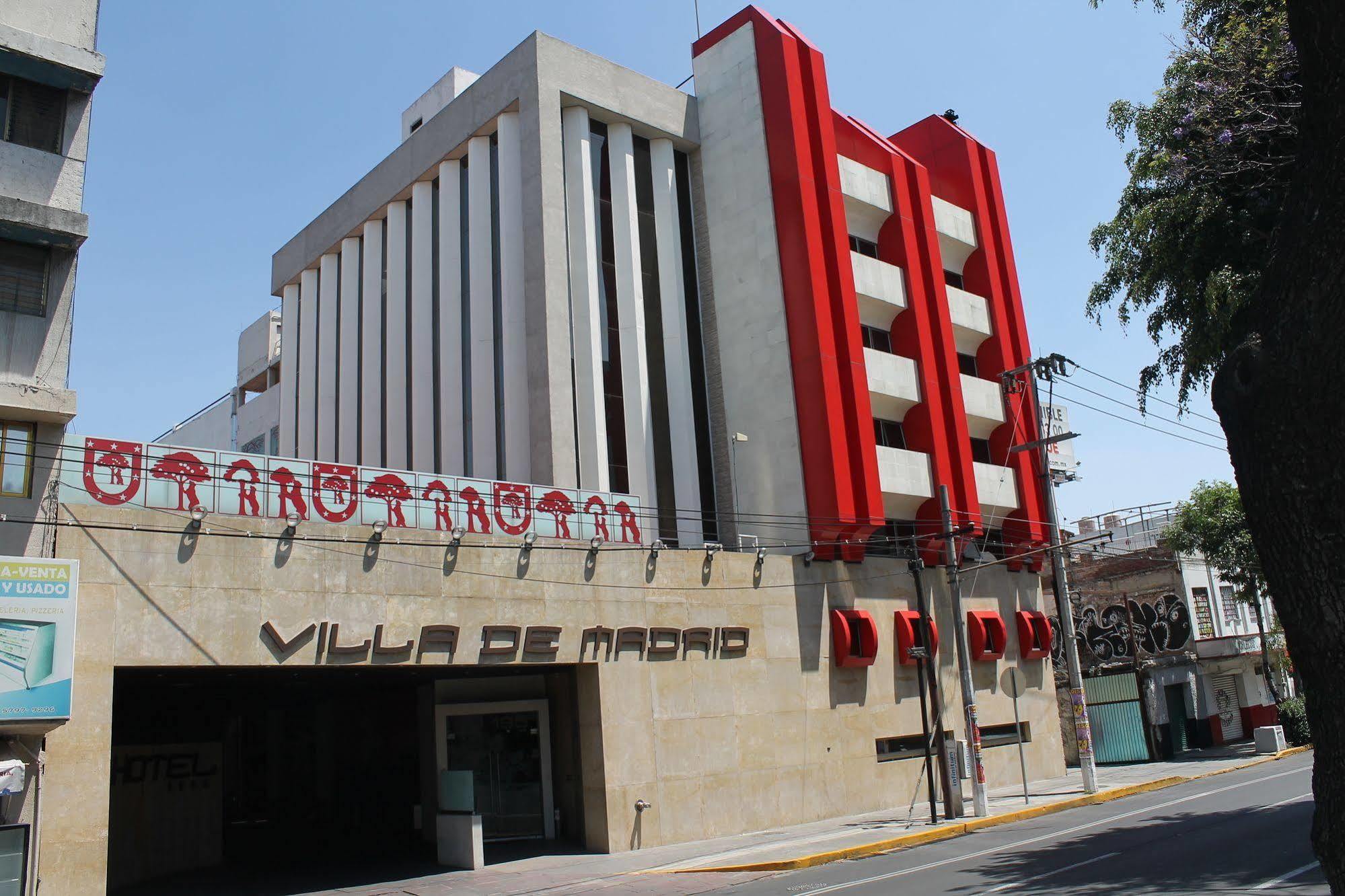Hotel Villa De Madrid Mexico City Exteriör bild